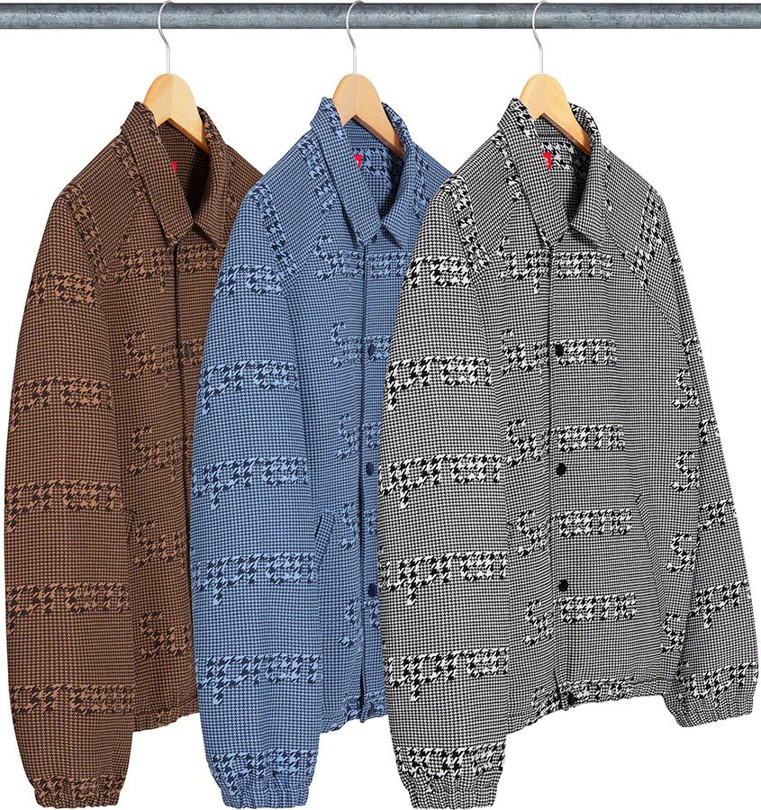 Supreme Houndstooth Logos Snap Lサイズ Fall/Winter 2020 Preview – Supreme