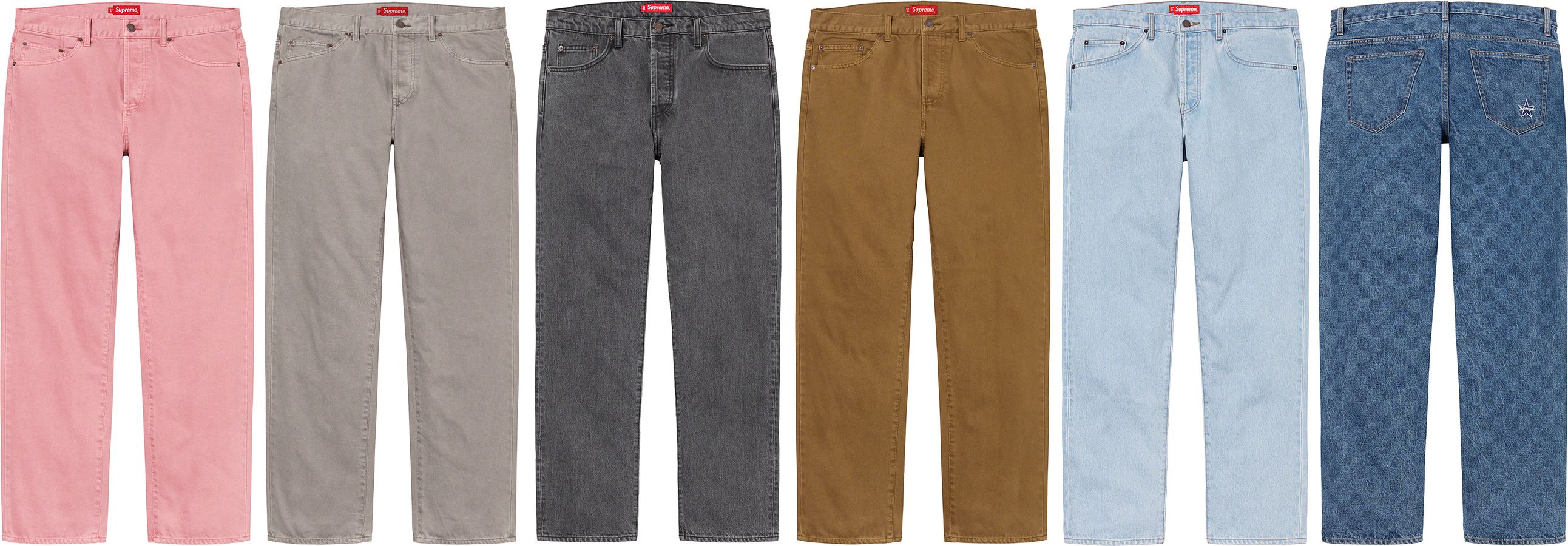 パンツ Supreme Aerial Tapestry Regular Jean Supreme Aerial Tapestry Regular Jean Multicolor Men's - FW20