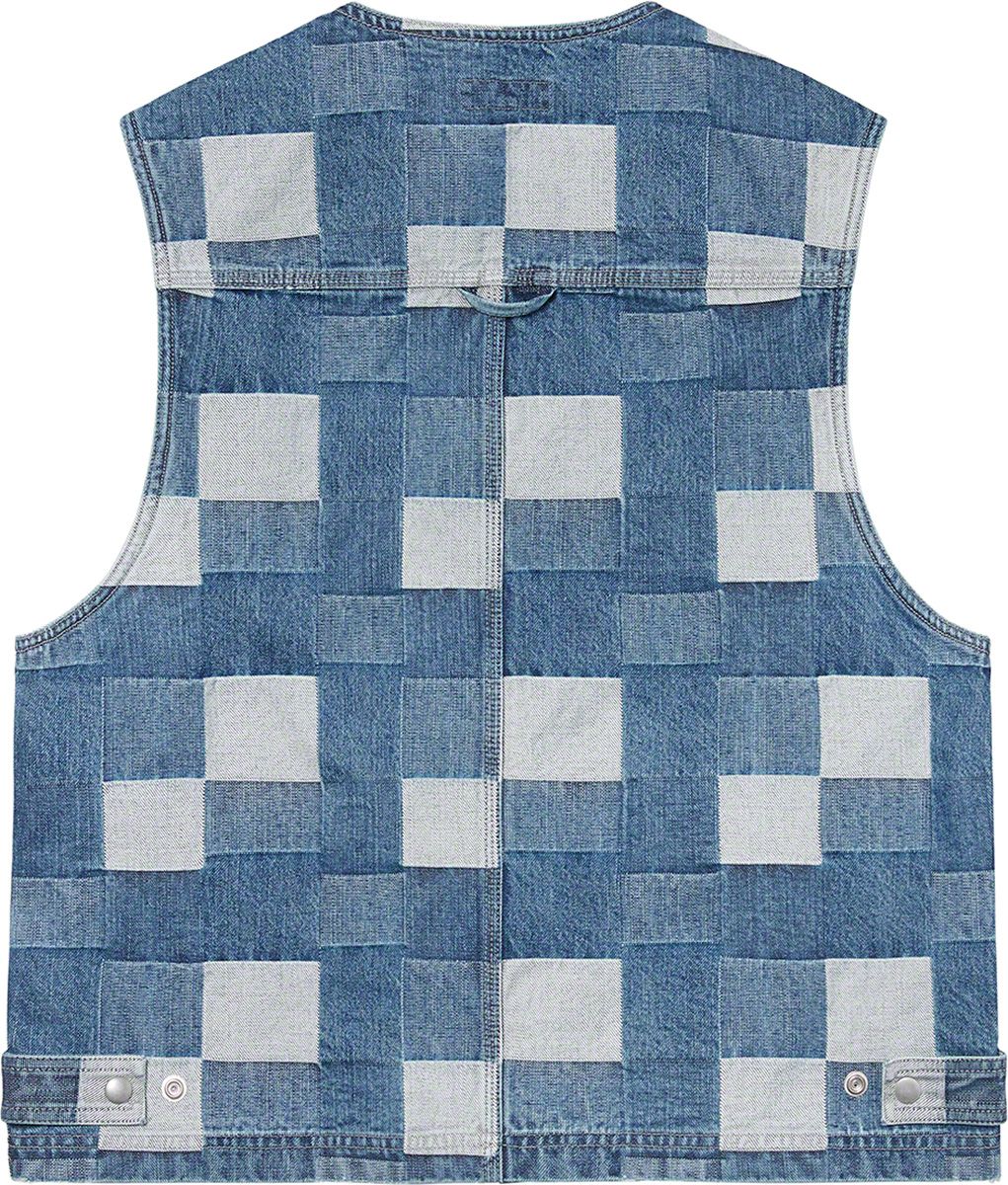 Patched Denim Vest – Supreme