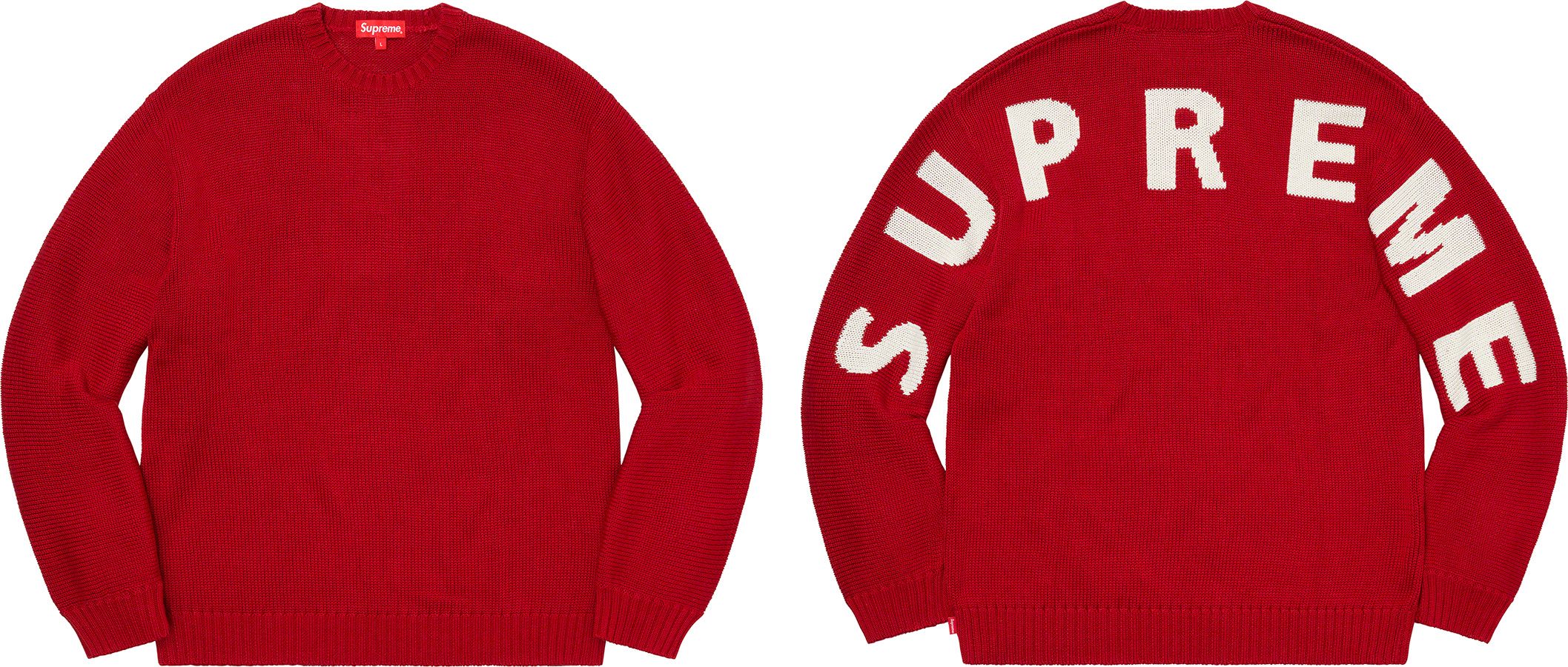 トップス Supreme Back Logo Sweater green XL Supreme Back Logo Sweater (SS20) - $158