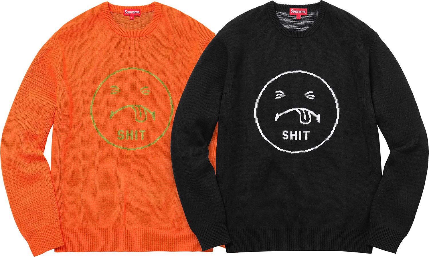 Leather Front Polo Sweater – Supreme