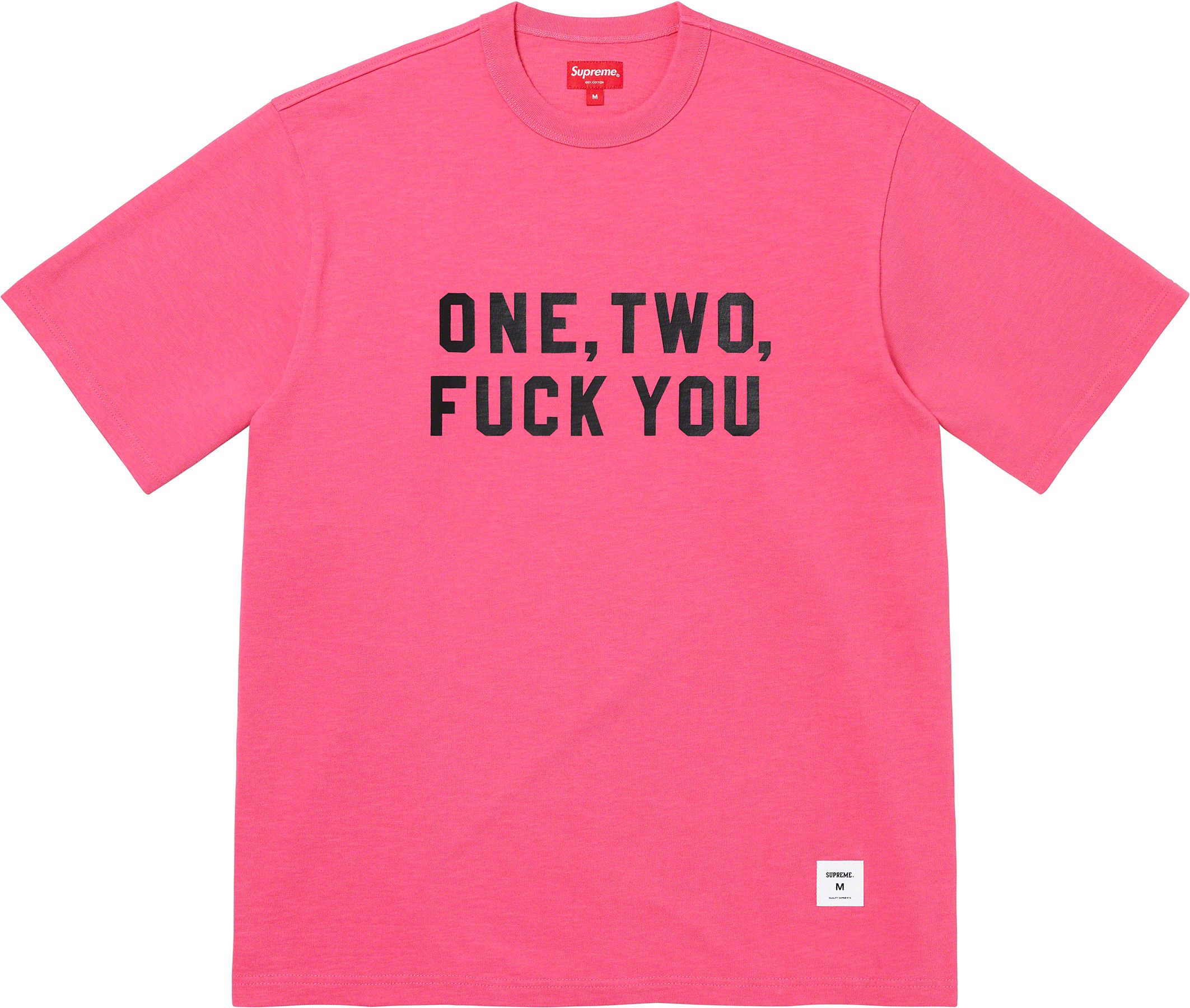 Supreme Tシャツ Lサイズ ONE, TWO, FUCK YOU Supreme Tシャツ Lサイズ ONE, TWO, FUCK YOU
