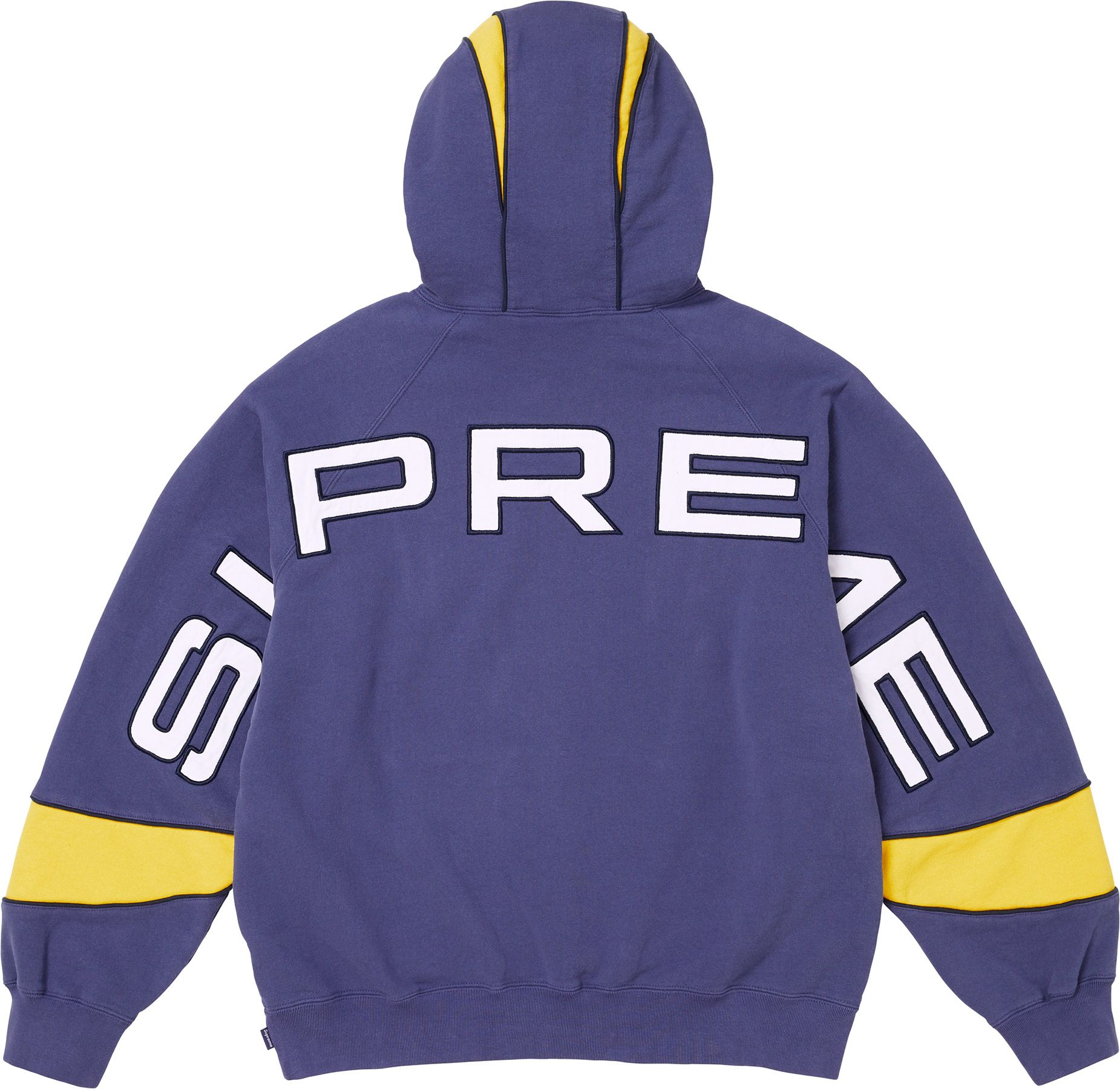 【SUPREME】BIG LOGO ZIP UP HOODED SWEATSHIRT Supreme Big Logo Zip Up Hooded Sweatshirt Black Men's - SS25