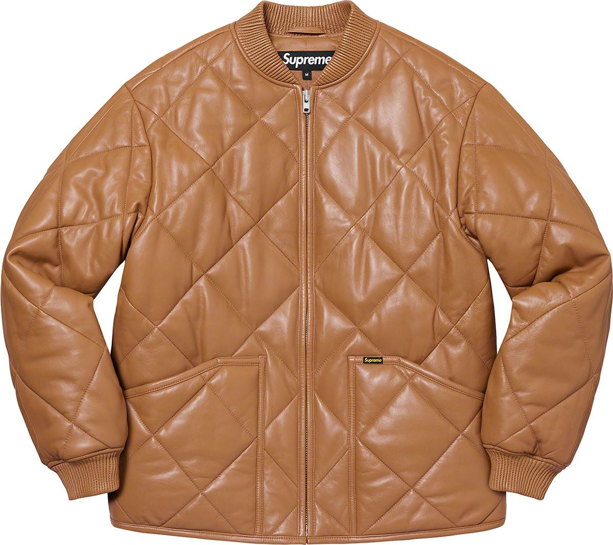 安価 Work Leather Quilted Jacket Supreme – ジャケット・アウター