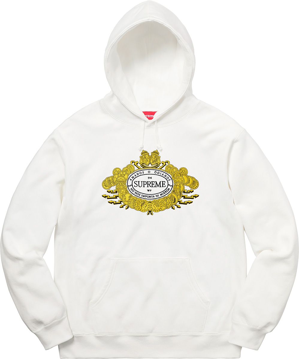 FW18 SupremeLove or Hate Hooded Sweatshirt - パーカー Love or Hate Hooded Sweatshirt – Supreme