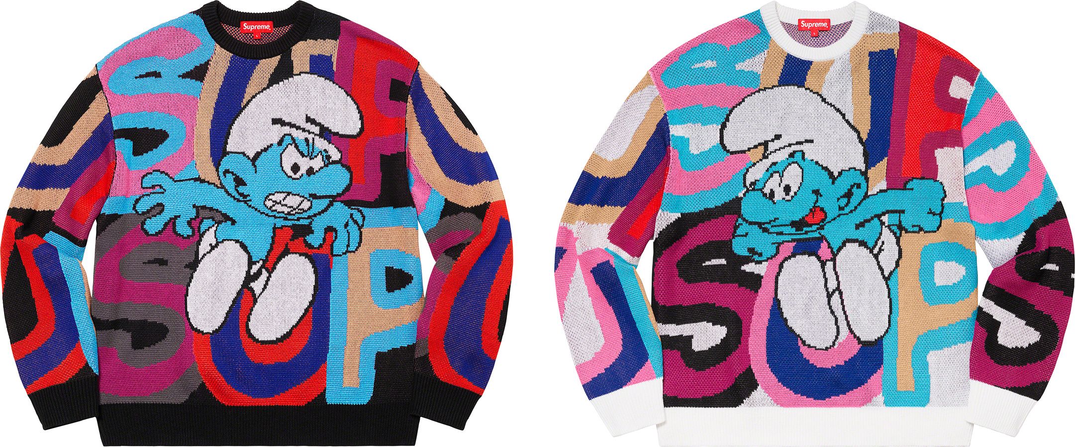Sサイズ Supreme × Smurfs Sweater セーター ニット Supreme®/Smurfs™ Sweater – Supreme