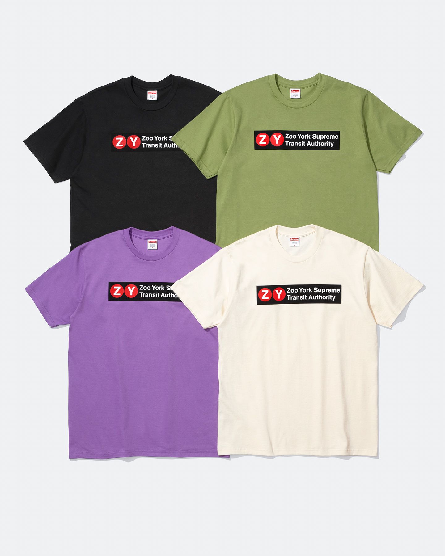 Tシャツ・カットソー Supreme x Zoo York Dynasty T-Shirt Khaki Supreme x Zoo York Dynasty Tee Black White Khaki Fuchsia