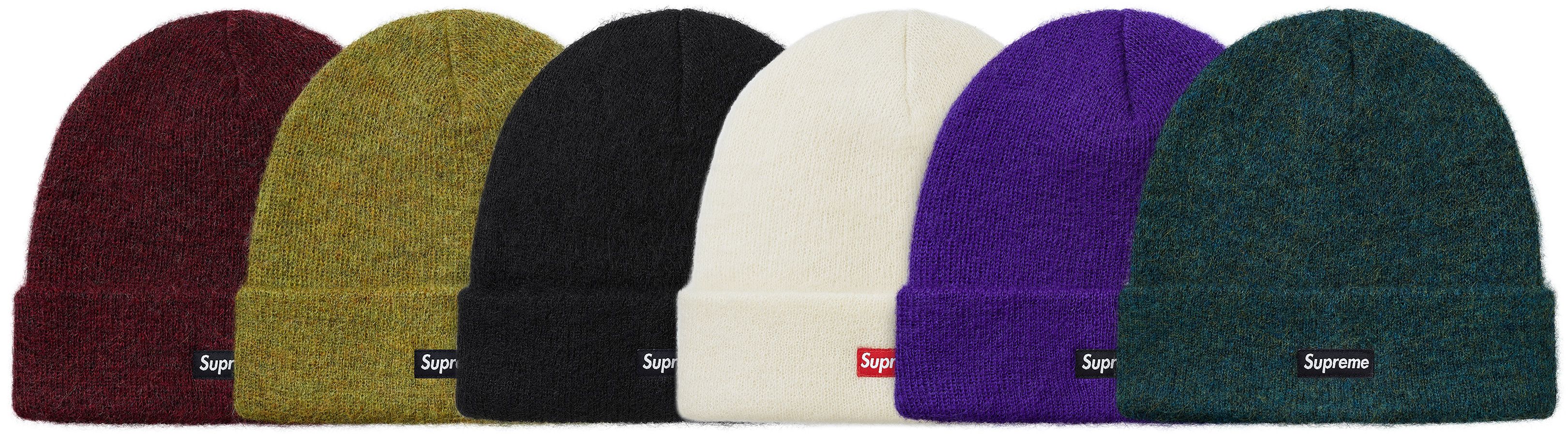 Supreme Reflective BigLogo Beanie 黒 Supreme Reflective Jacquard Beanie Black - FW24 - US