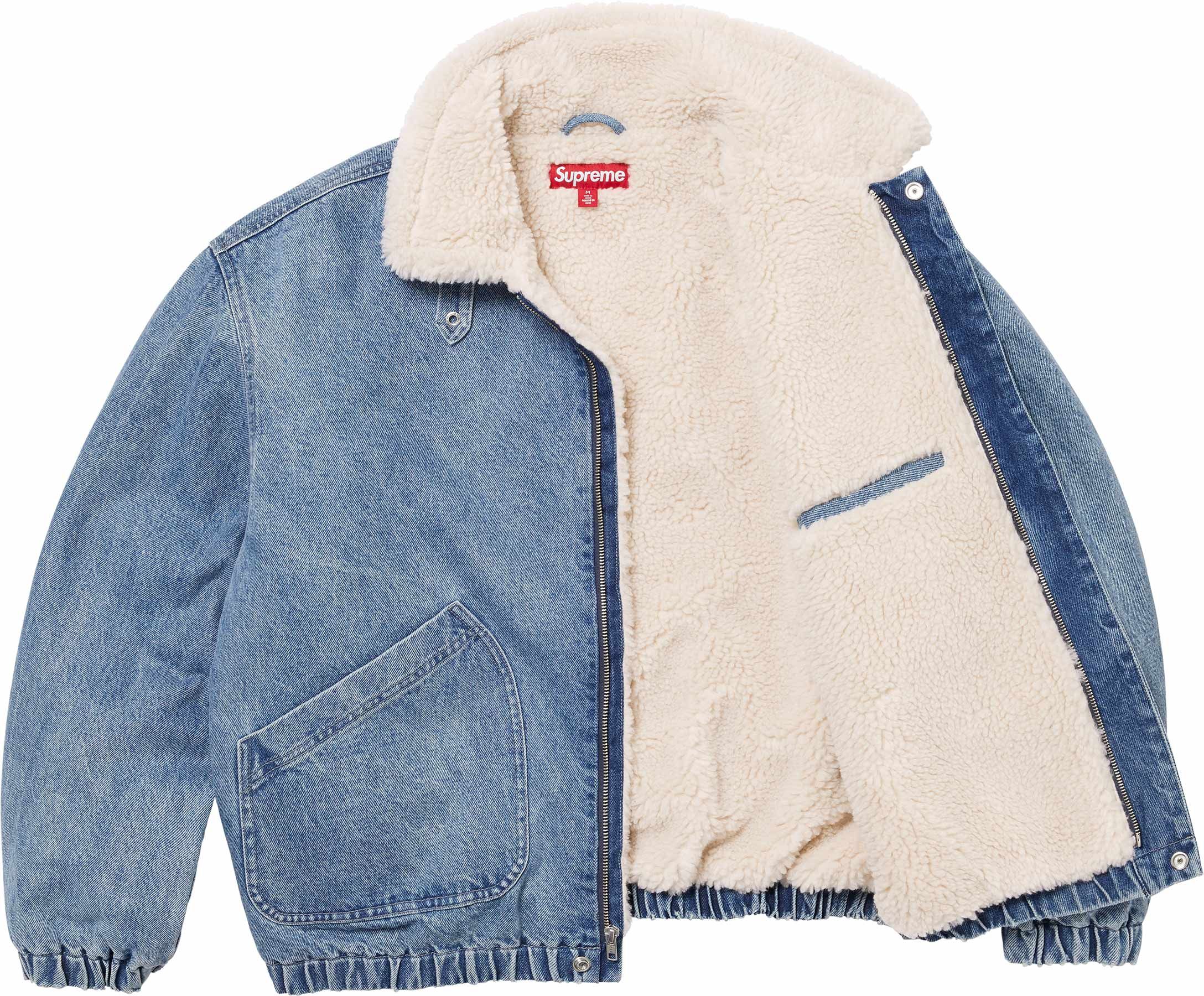 Faux Shearling Lined Bomber Jacket Lサイズ Fall/Winter 2024 Preview – Supreme