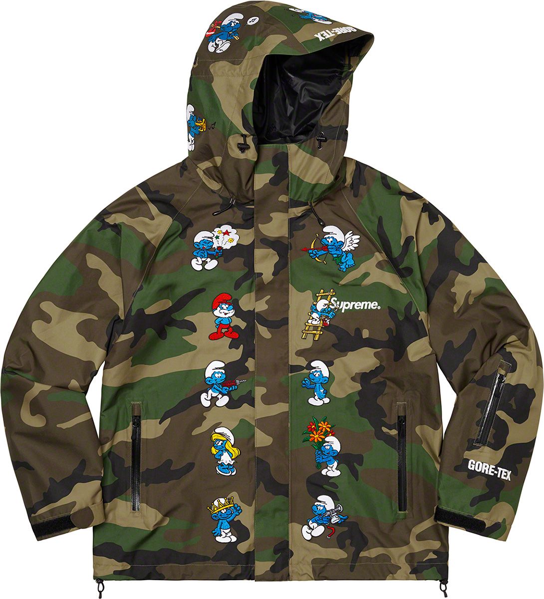 Supreme GORE-TEX スマーフジャケット Supreme Smurfs GORE-TEX Shell Jacket Black Men's - FW20 - US