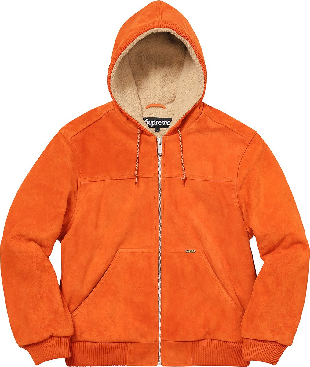 Hooded Suede Work Jacket – Supreme