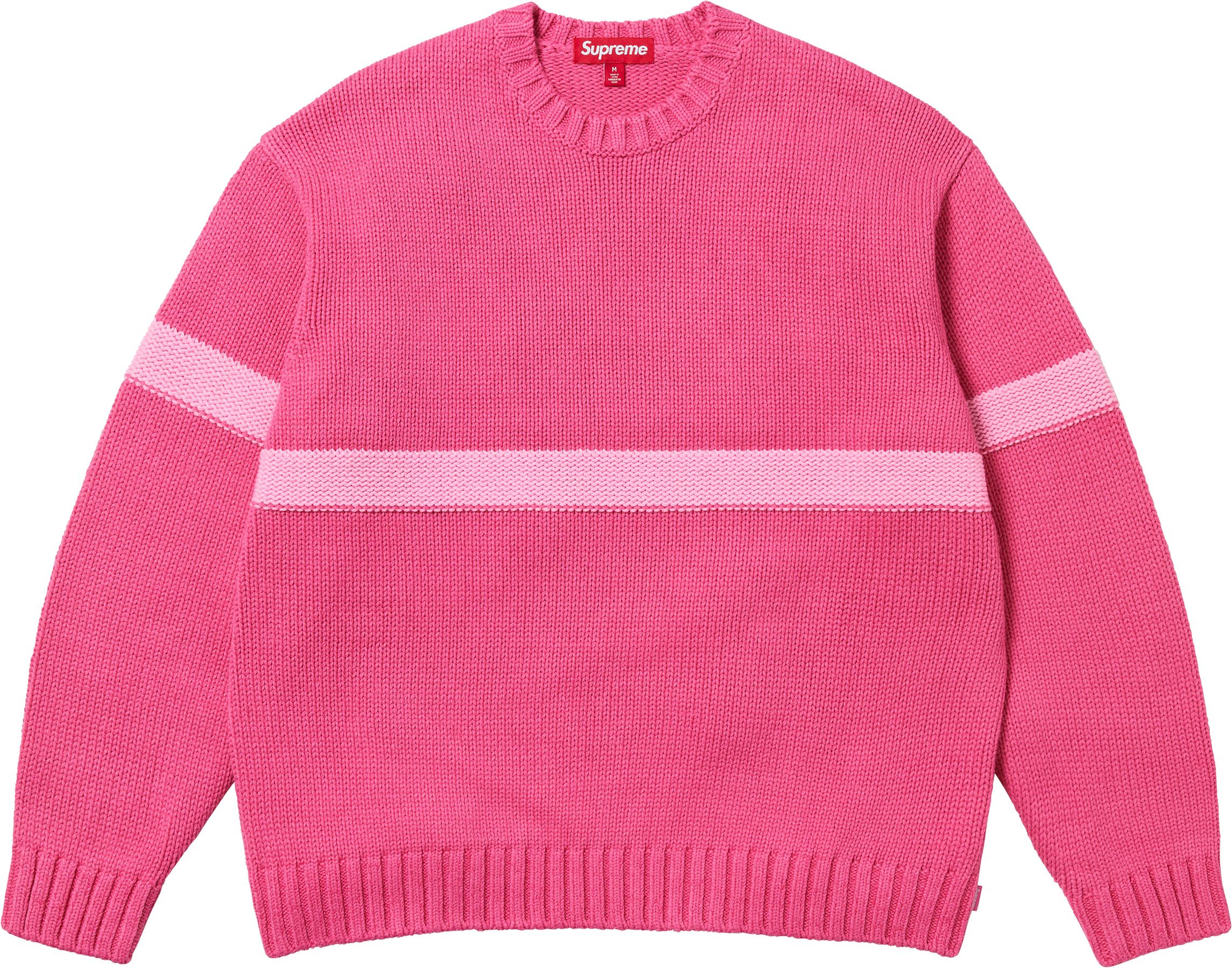 Supreme Tonal Appliqué Sweater (SS25) - $158
