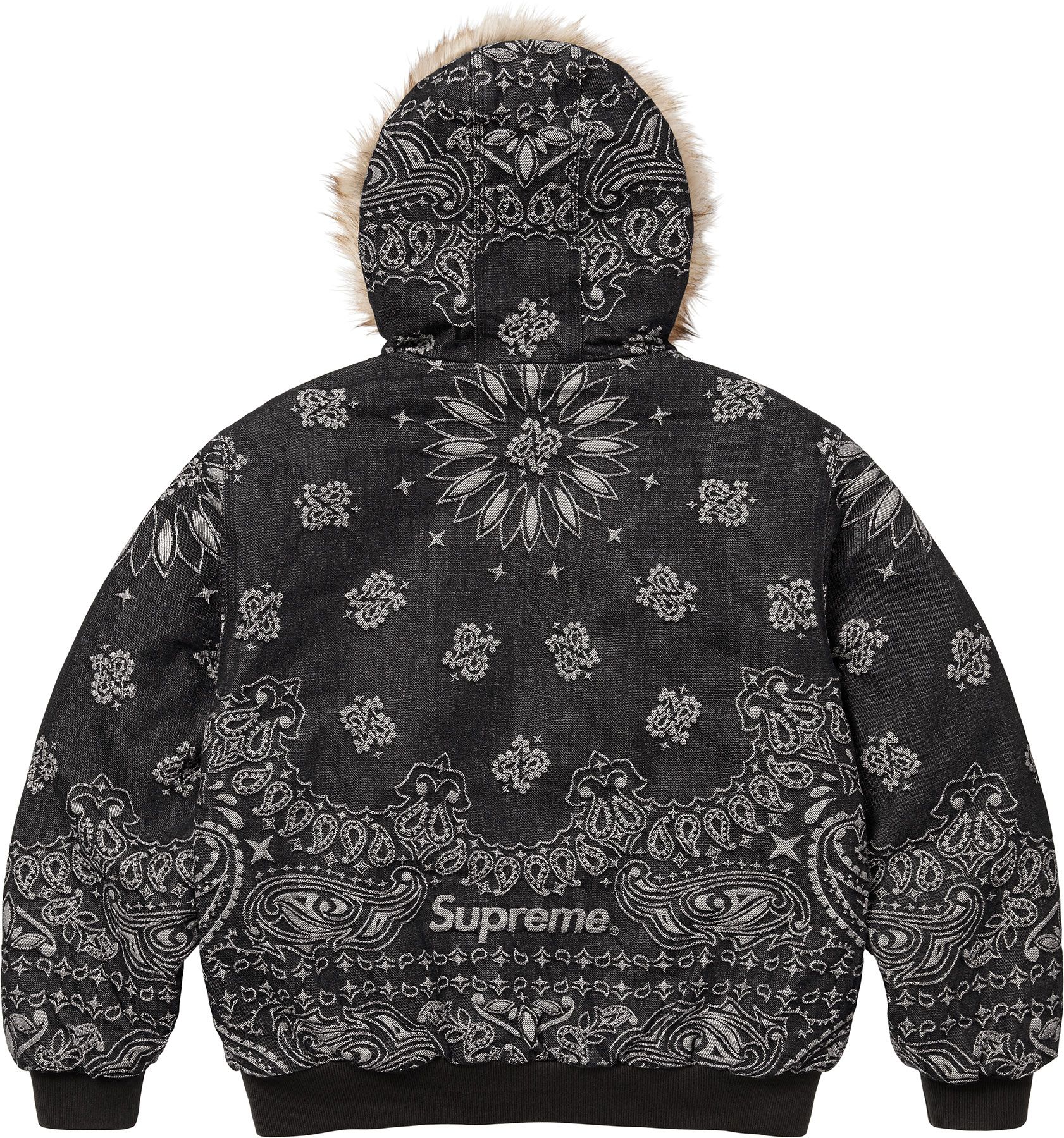 ジャケット・アウター Supreme Bandana Jacquard Denim Hooded Spring/Summer 2025 Preview – Supreme