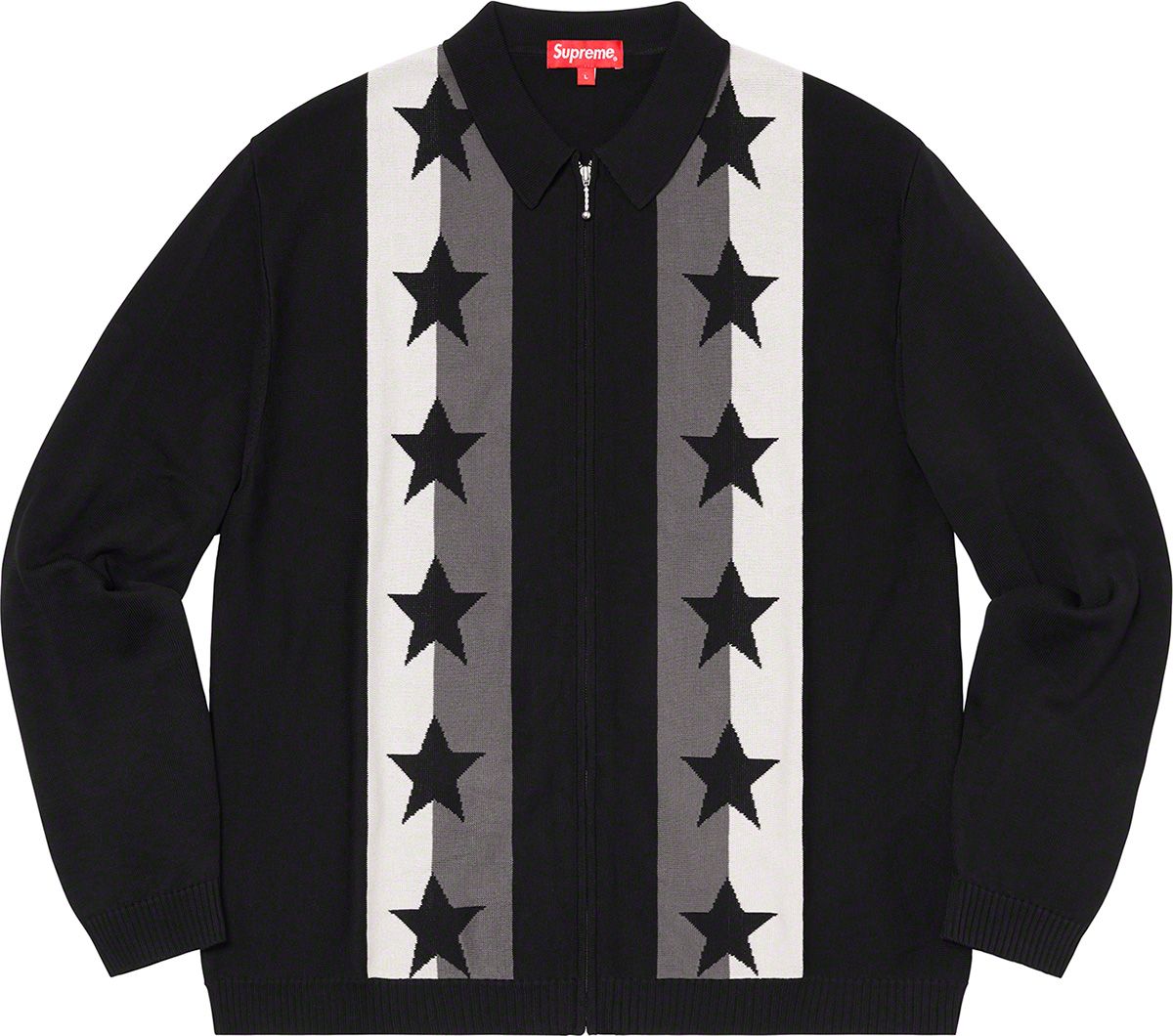 トップス supreme Stars Zip Up Sweater Polo Stars Zip Up Sweater Polo – Supreme