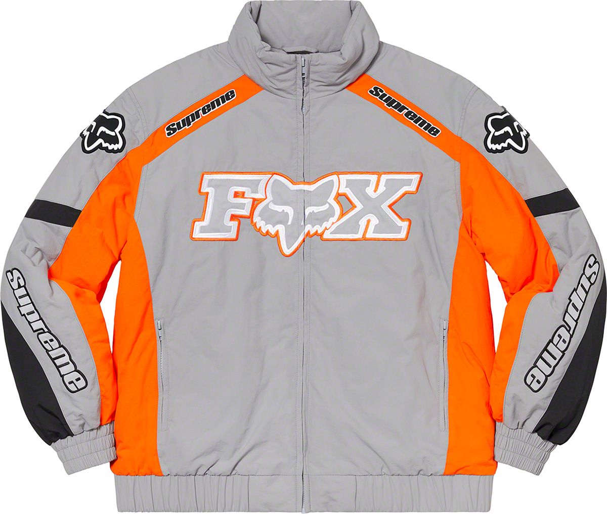 ジャケット・アウター Supreme x Fox Racing 2020 Jacket Supreme Fox Racing Puffy Jacket Black Men's - FW20 - US