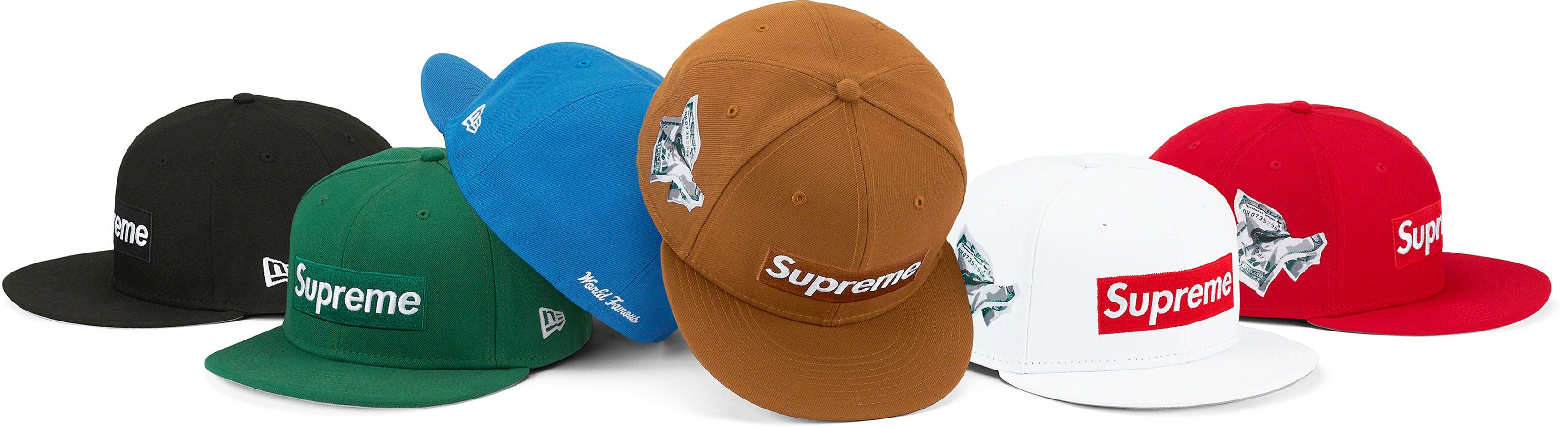 Supreme Leather Earflap New Era (FW22) - $88