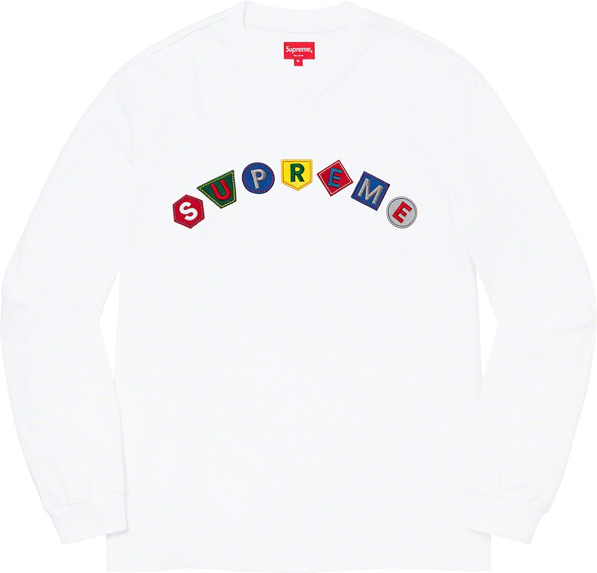 Floral Patchwork Velour L/S Polo – Supreme