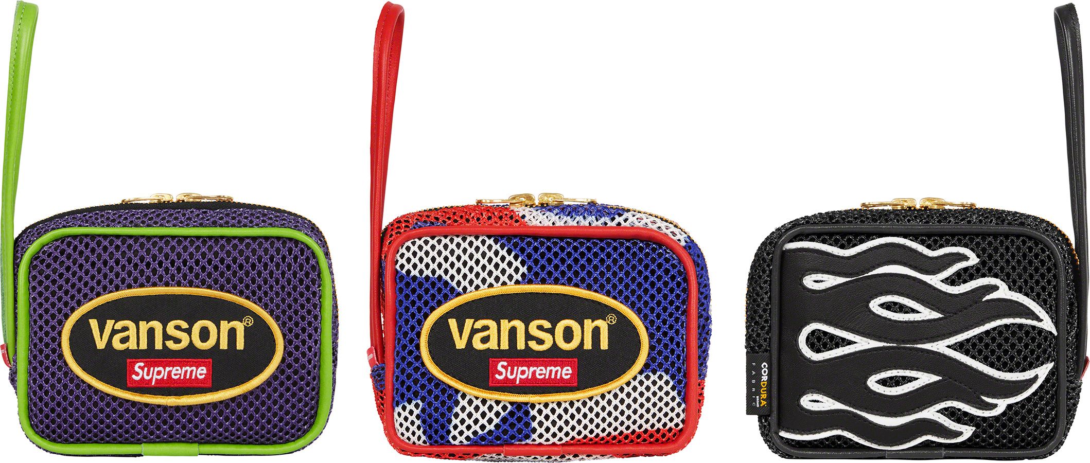 【年間ランキング6年連続受賞】 Mesh Cordura® Leathers® Supreme®/Vanson Wrist Supreme – Bag バッグ