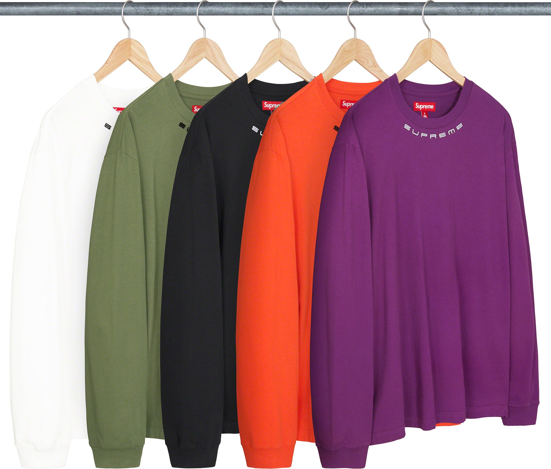 Collar Logo L/S Top – Supreme