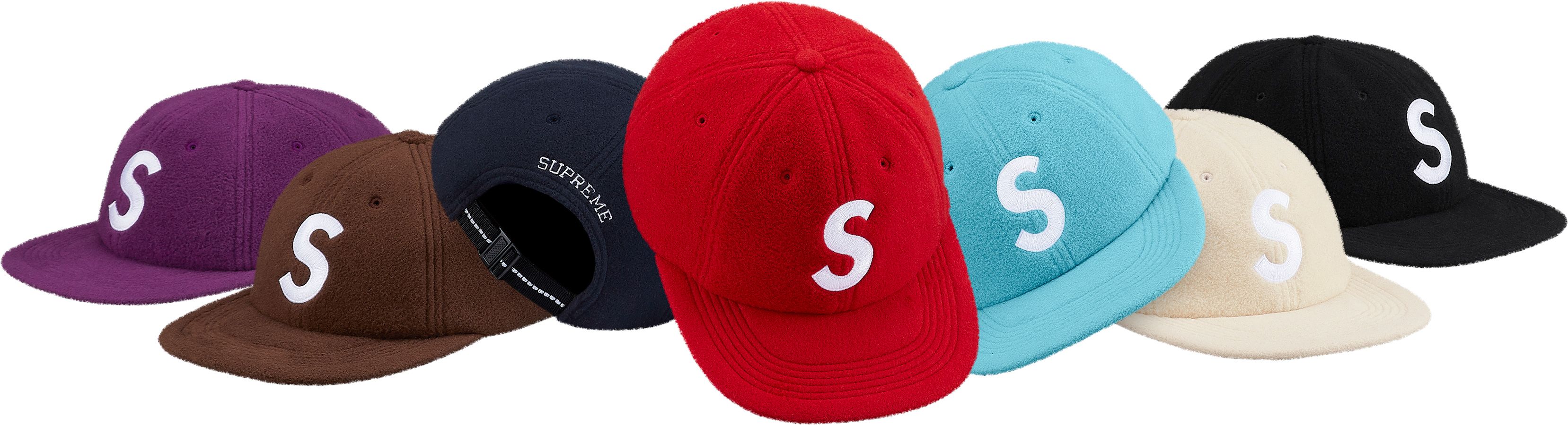 シュプリームNapped Canvas Classic Logo 6-Panel Supreme Napped Canvas Classic Logo 6-Panel (FW18) - $48