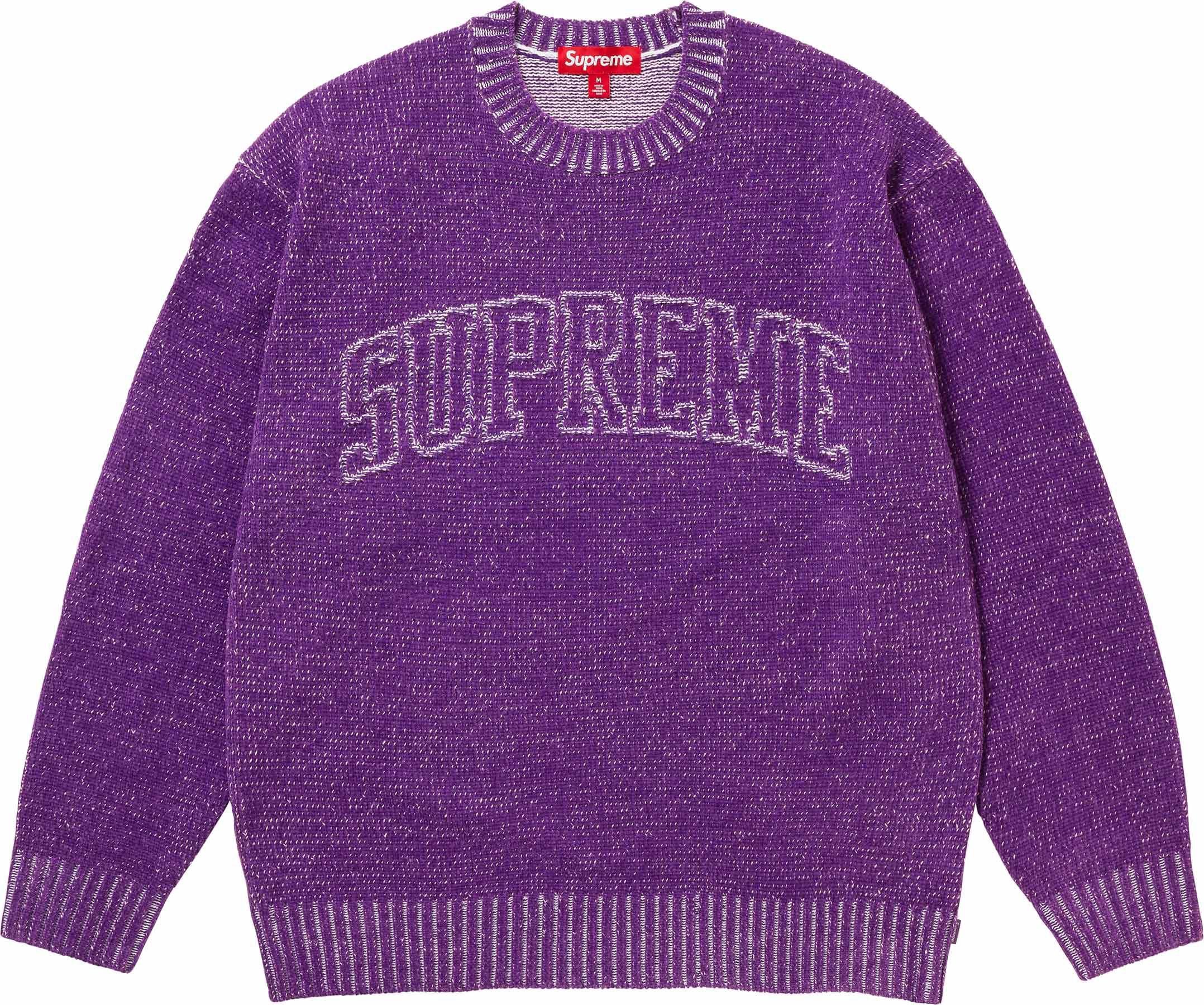 トップス Supreme contrast arc sweater Contrast Arc Sweater – Supreme