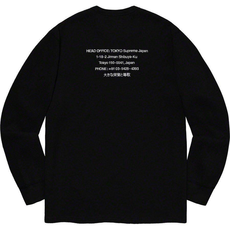 トップス Supreme HQ Waffle Thermal HQ Waffle Thermal – Supreme