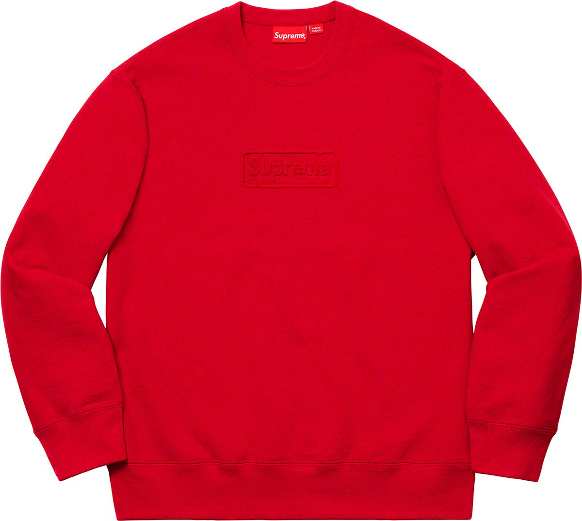 トップス Supreme Cutout Logo Crewneck Supreme Cutout Logo Crewneck Natural Men's - SS20 - US
