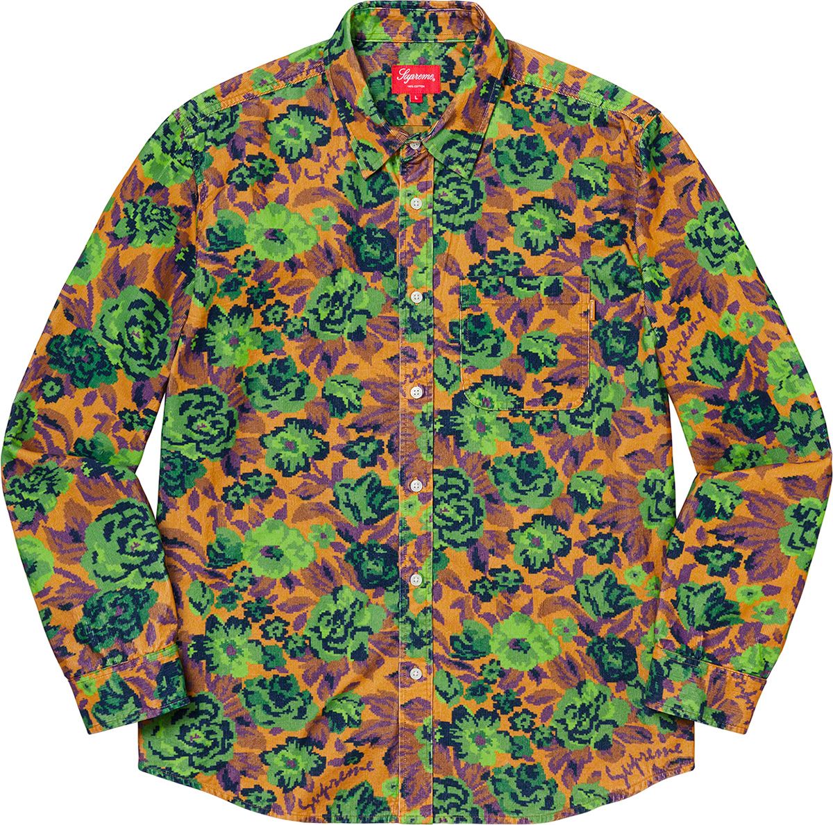 Digi Floral Corduroy Shirt – Supreme