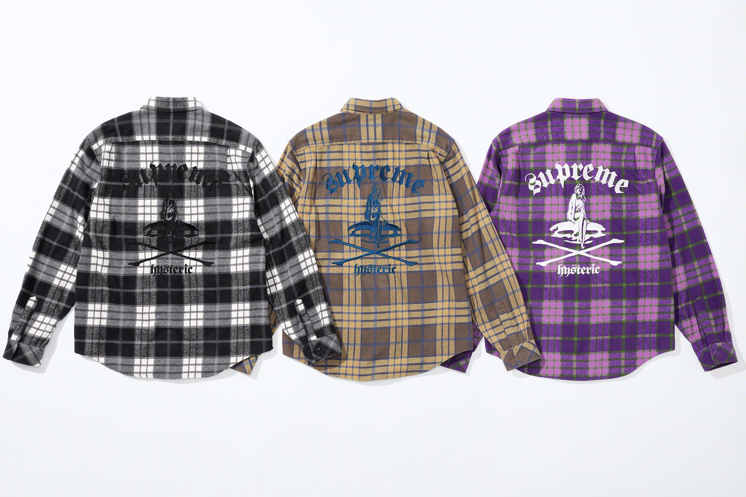 Supreme®/HYSTERIC GLAMOUR パープルネルシャツ Supreme®/HYSTERIC GLAMOUR Plaid Flannel Shirt | Supreme 21ss