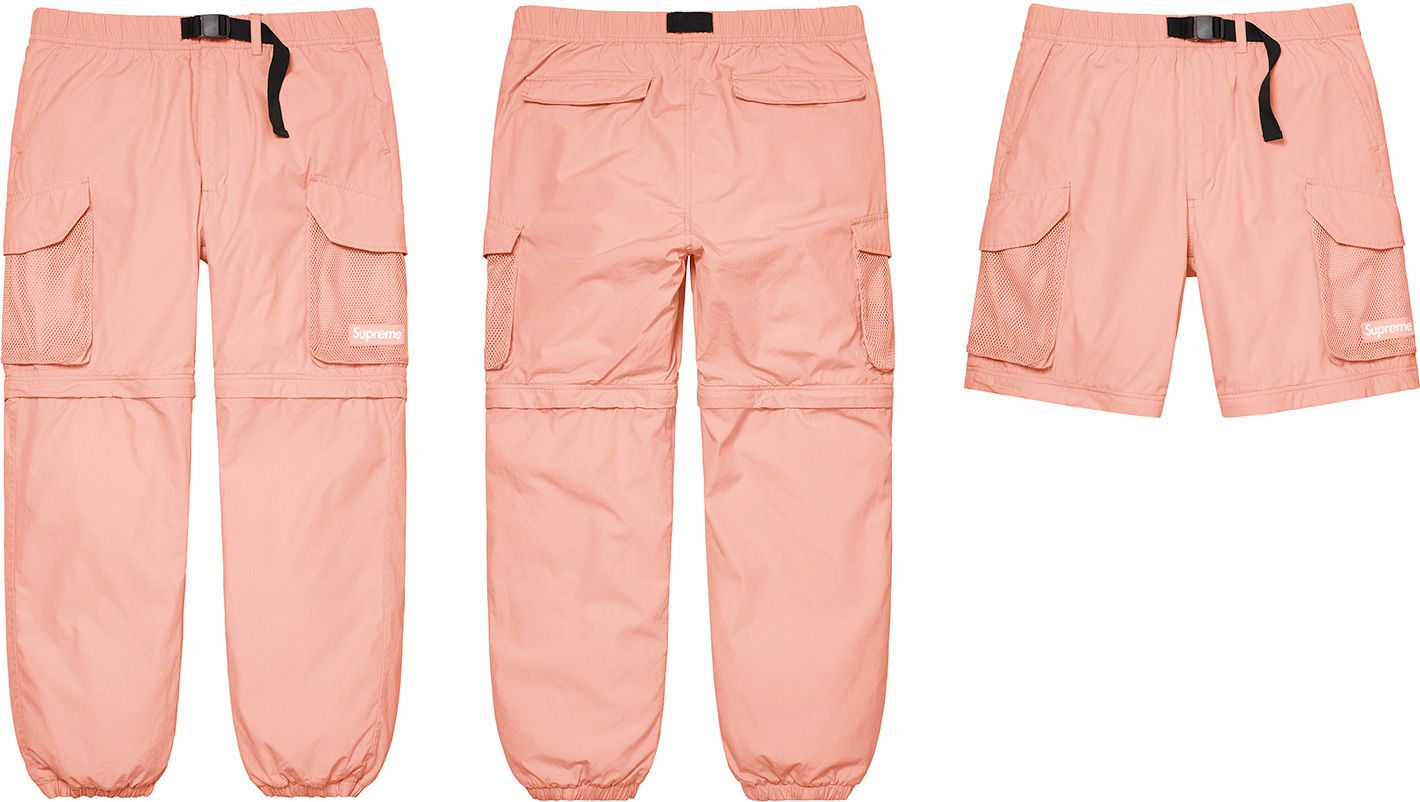 パンツ Supreme Mesh Pocket Belted Cargo Pant M Supreme Mesh Pocket Belted Cargo Pant (SS21) - $198