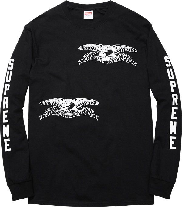 Supreme HERO Tシャツ Lサイズ 黒 Supreme x ANTIHERO Dog Tシャツ | ブラック | FARFETCH JP