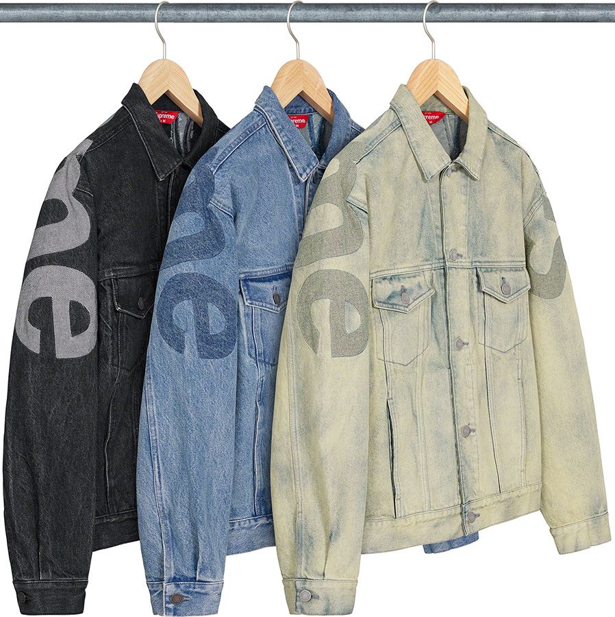 家電 Supreme Inset Logo Denim Trucker Jacket Spring/Summer 2022 Preview – Supreme
