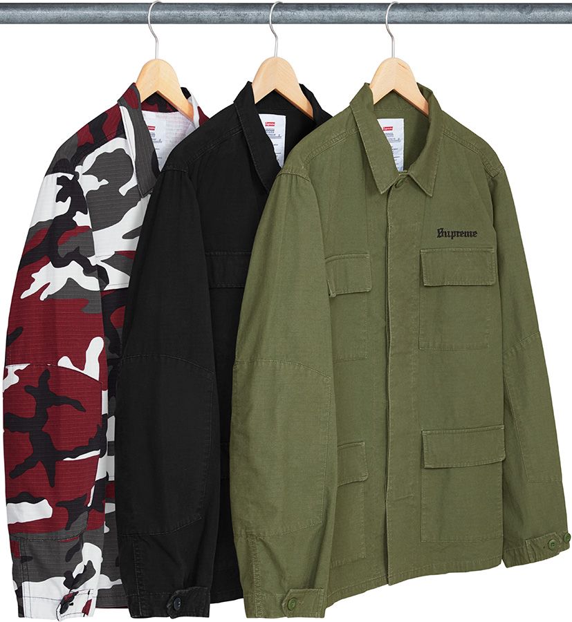 ミリタリージャケット Supreme/Hellraiser BDU Shirt Spring/Summer 2018 Preview – Supreme