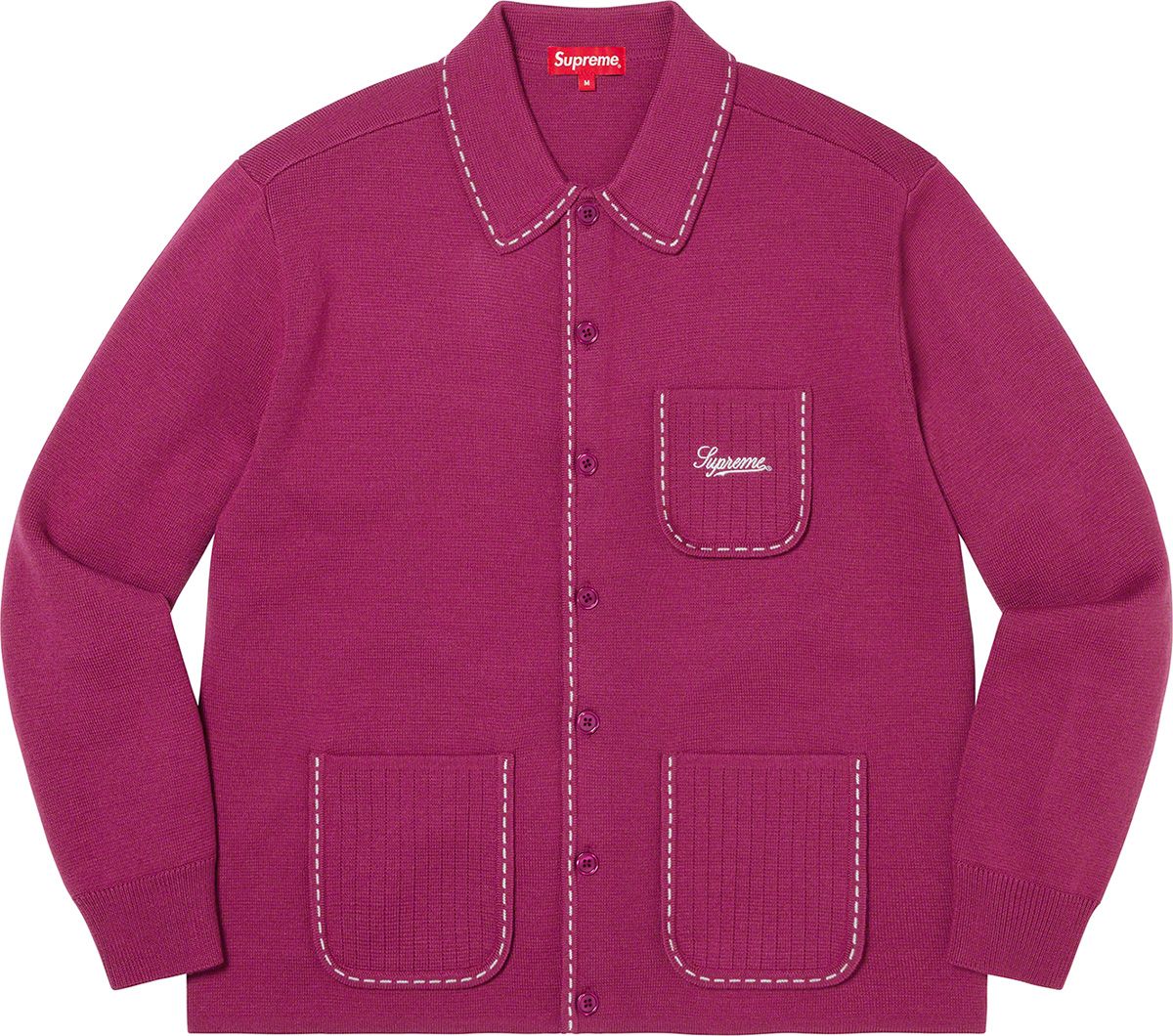 Supreme Contrast Stitch Button Up 【公式通販】
