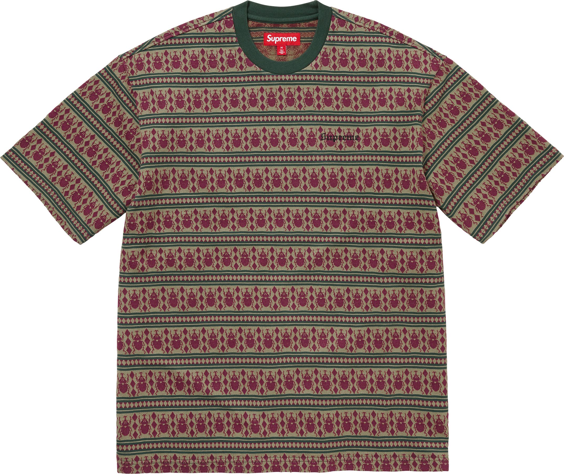 トップス Supreme Jacquard Scarab S/S Top Fall/Winter 2024 Preview – Supreme