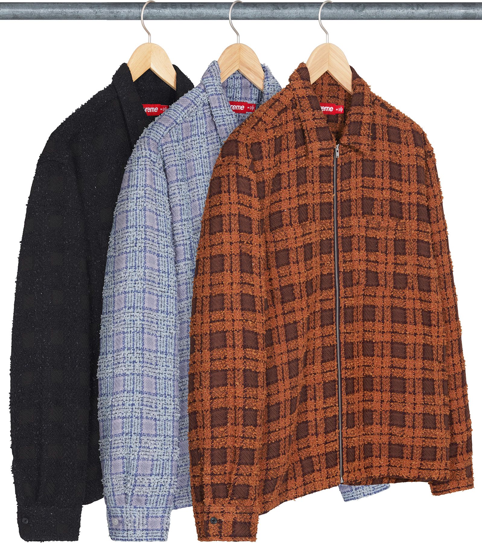 【新品】Supreme Boucle ZipUpShirt 26ss S Spring/Summer 2026 Preview – Supreme