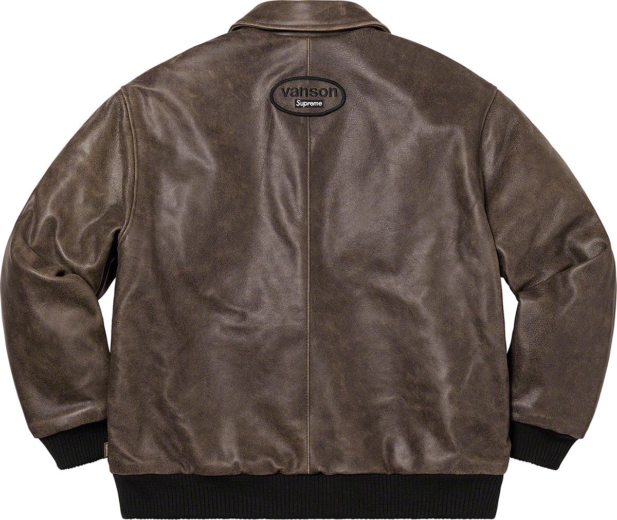 レザージャケット 20fw supreme vanson leather worn jacket Fall/Winter 2020 Preview – Supreme