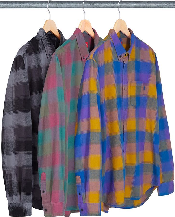 トップス 18AW Supreme Shadow Plaid Flannel Shirt Fall/Winter 2018 Preview – Supreme