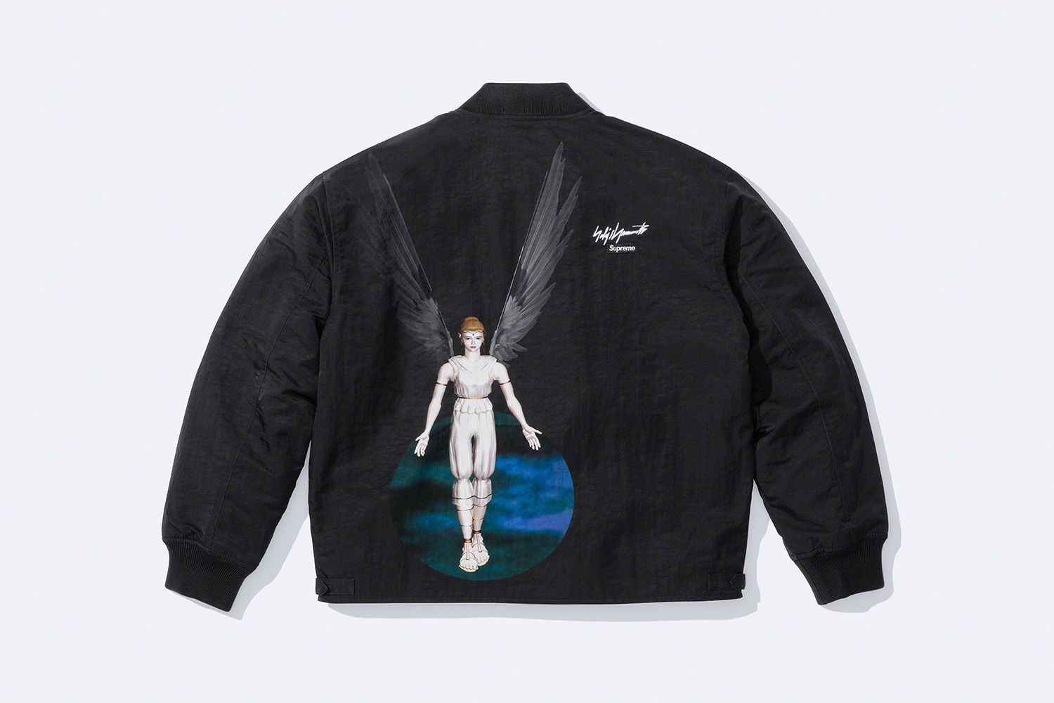 supreme YOHJI YAMAMOTO TEKKEN 鉄拳 Bomber Supreme Yohji Yamamoto TEKKEN Nylon Bomber Jacket Natural Men's