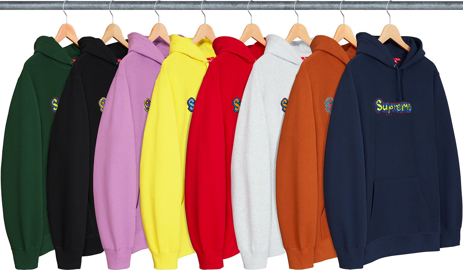 【新品未使用‼️】Supreme Contrast Hooded Supreme Contrast Hooded Sweatshirt Purple Men's - FW21 - US
