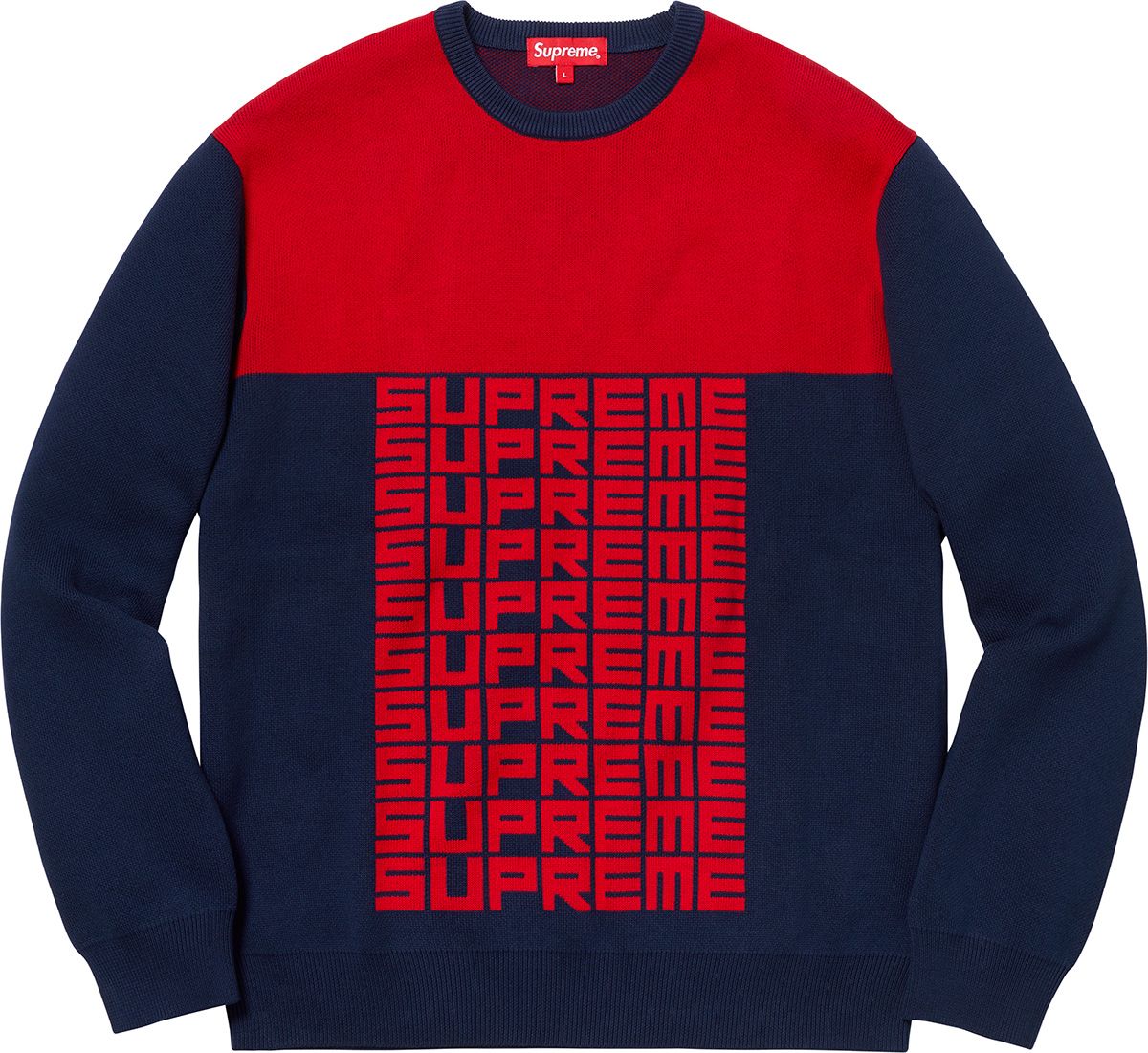 Supreme18ss シュプリーム　タペストリー　セーター ∀ Supreme 18SS Tapestry Sweater Teal タペストリー セーター ニット