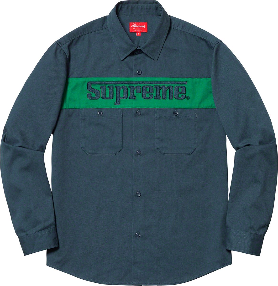 シャツ/ブラウス(長袖/七分) supreme drills work shirt Spring/Summer 2019 Preview – Supreme