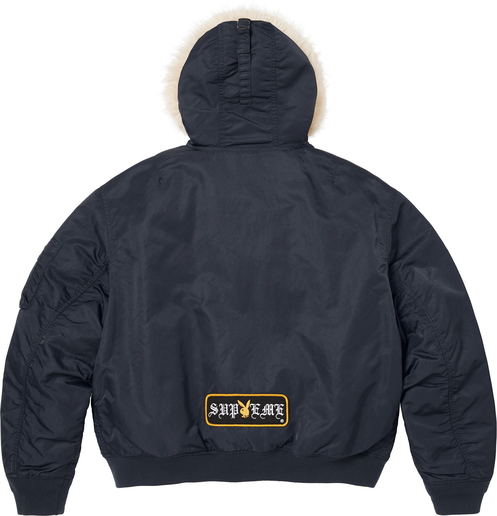 Supreme/Playboy Hooded MA-1 ブラック Spring/Summer 2026 Preview – Supreme