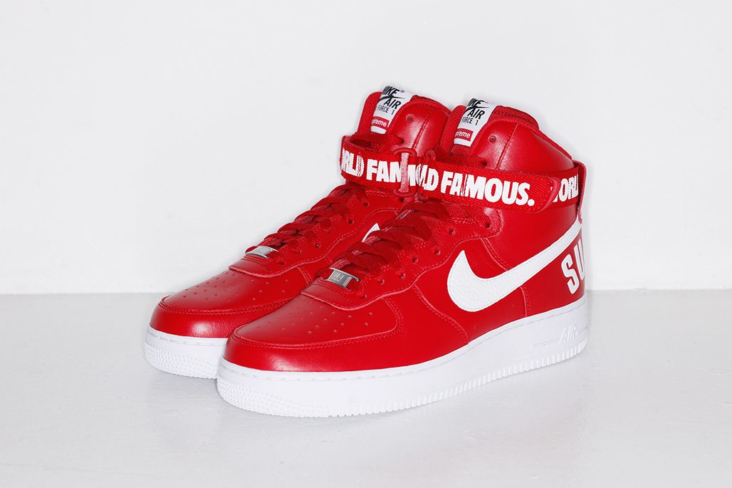 af1 supreme red
