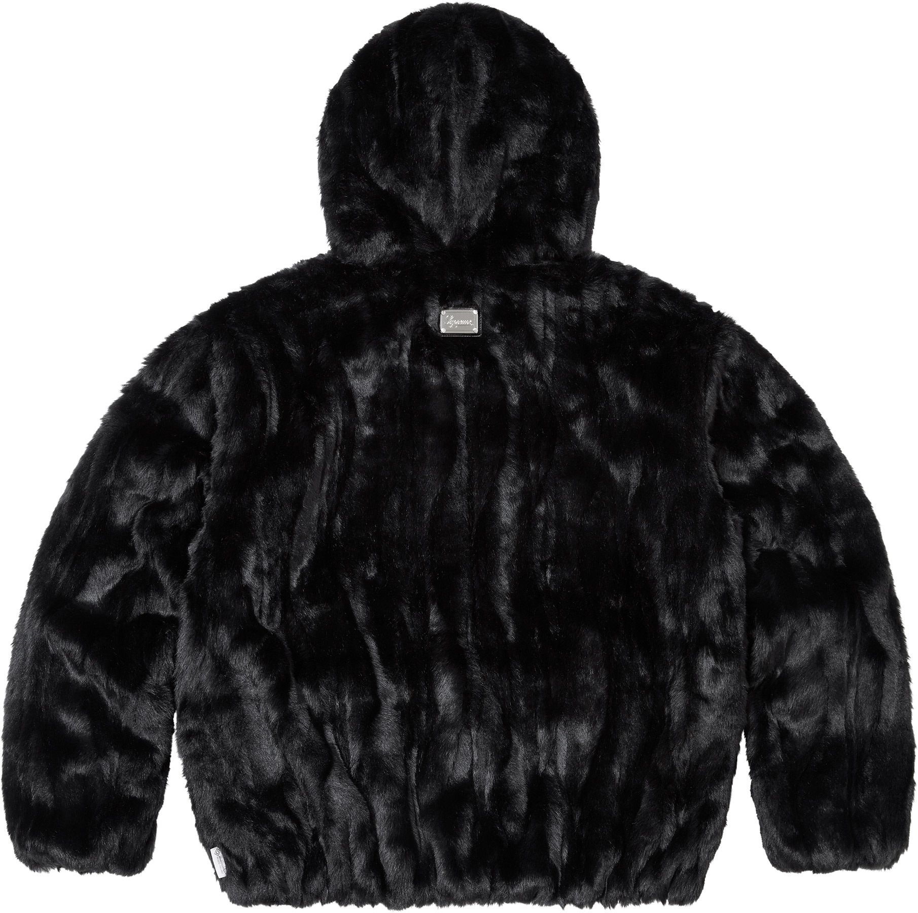 supreme × wtaps faux fur hooded jacket L Supreme Patchwork WINDSTOPPER Hooded Faux Fur Jacket FW25 | eBay