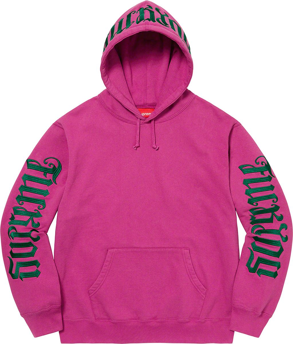 c*o様 Supreme Ambigram Hooded Sweatshirt Spring/Summer 2022 Preview – Supreme