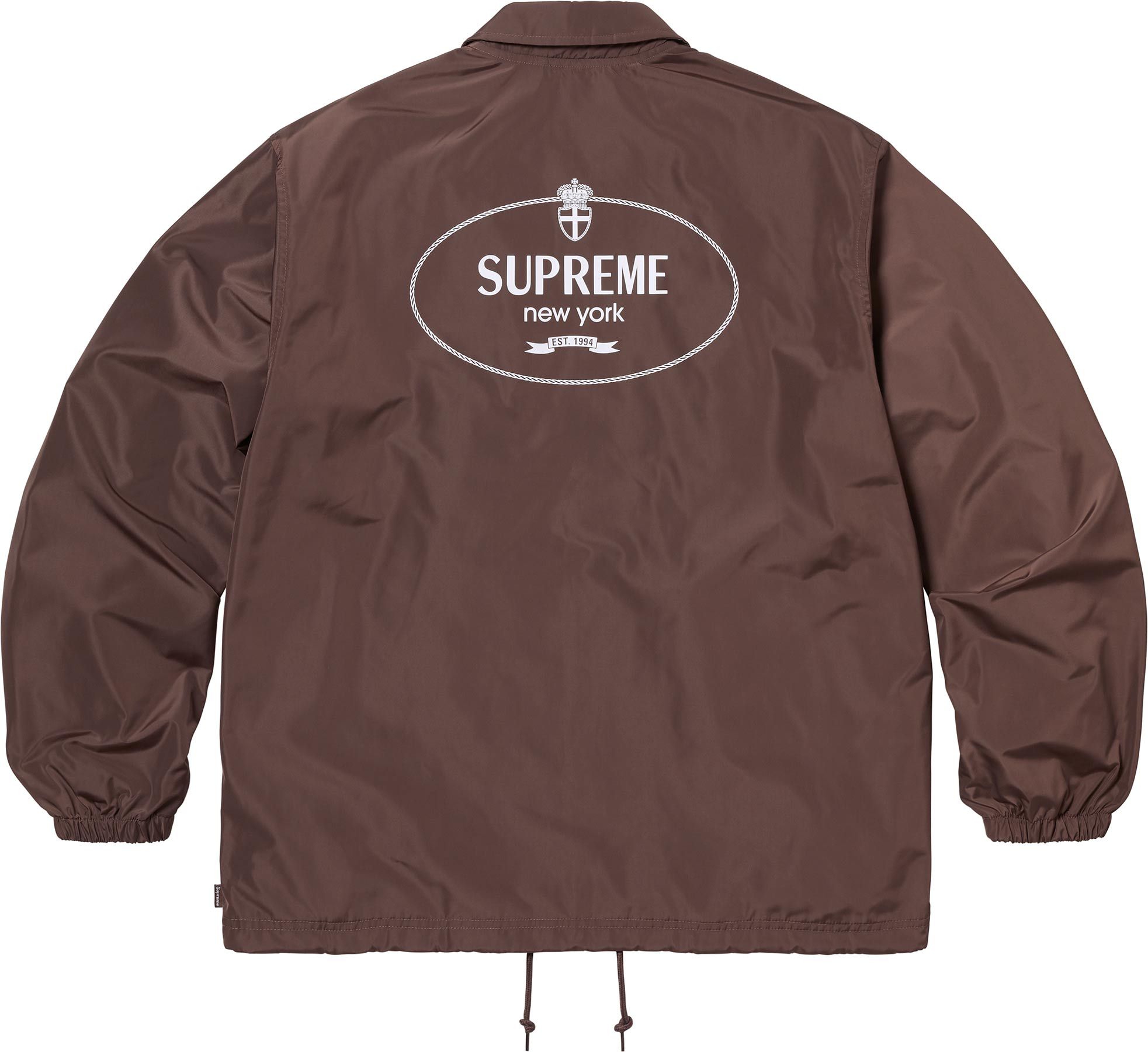 Supreme Crest Coaches Jacket ブラック S Supreme Crest Coaches Jacket Black Navy Red Brown 4colors FW24 New