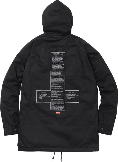 ジャケット・アウター Supreme Black Sabbath Hooded Parka L Supreme®/Black Sabbath© – Gallery – Supreme