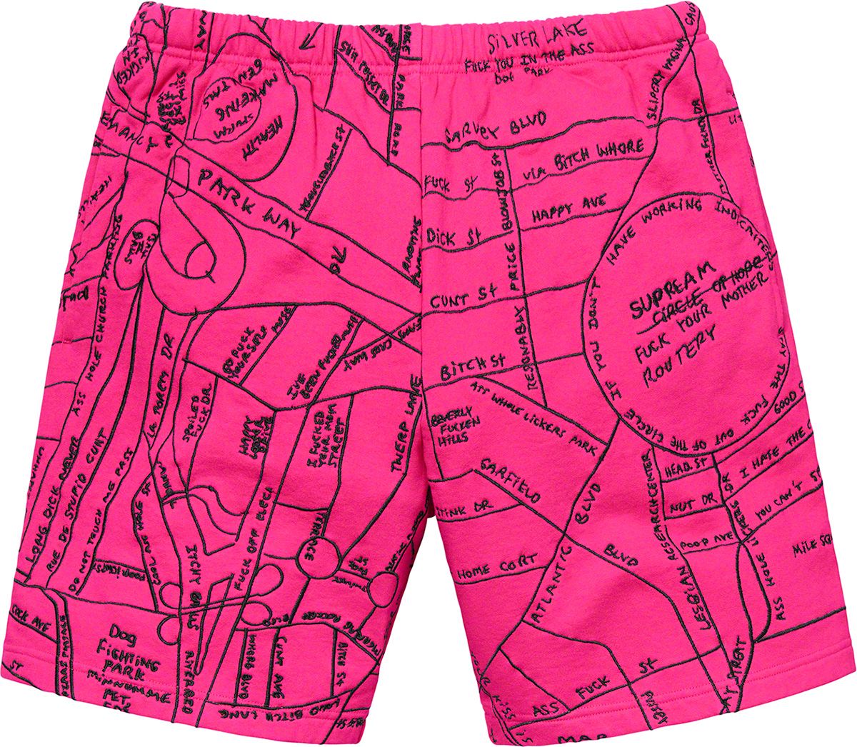 ショートパンツ Supreme Gonz Embroidered Map Sweatshort Shorts – Spring/Summer 2019 Preview – Supreme
