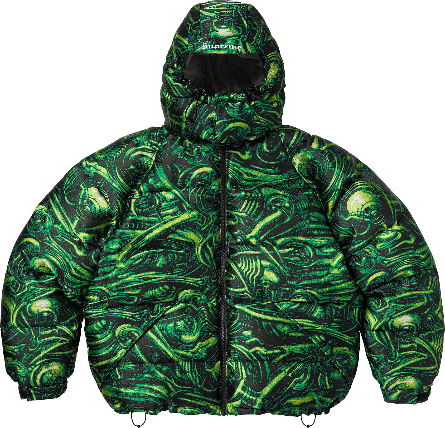 ジャケット・アウター supreme H.R. Giger Jacquard Down Puffer Fall/Winter 2023 Preview – Supreme